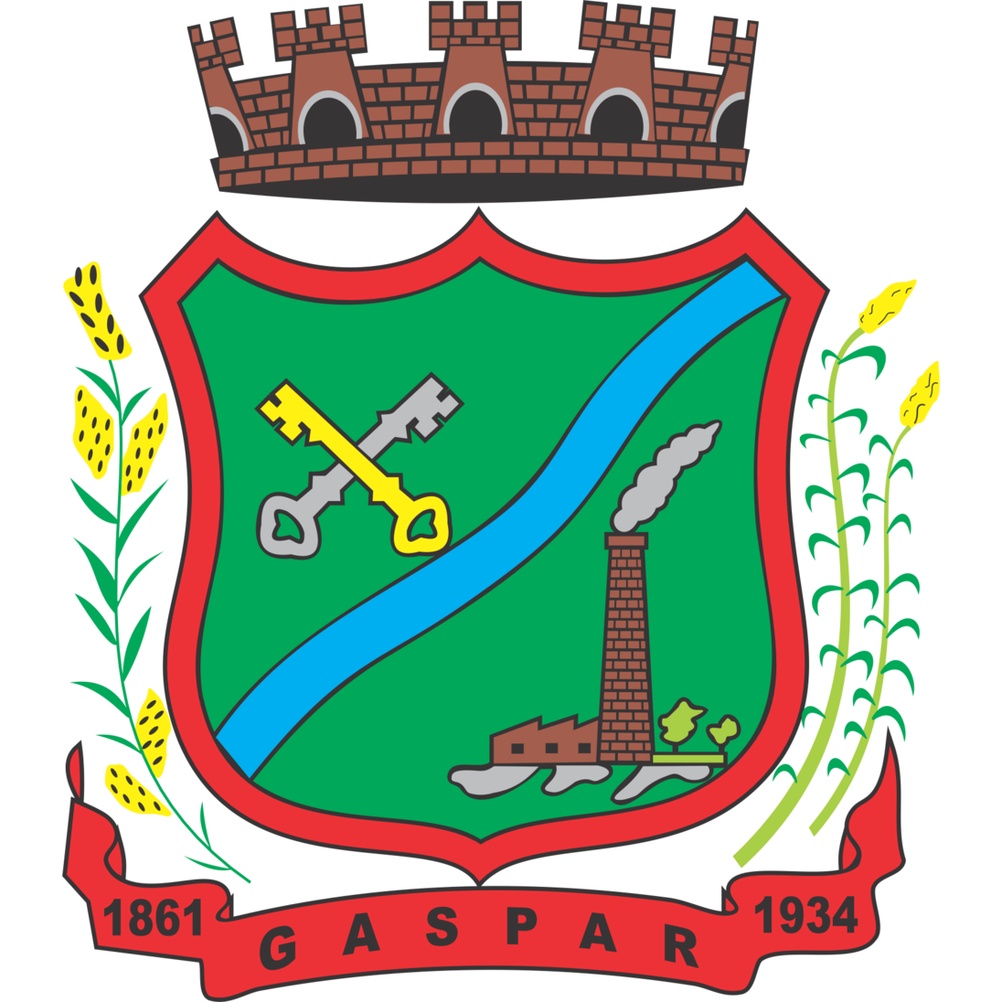 Brasão do município de Gaspar