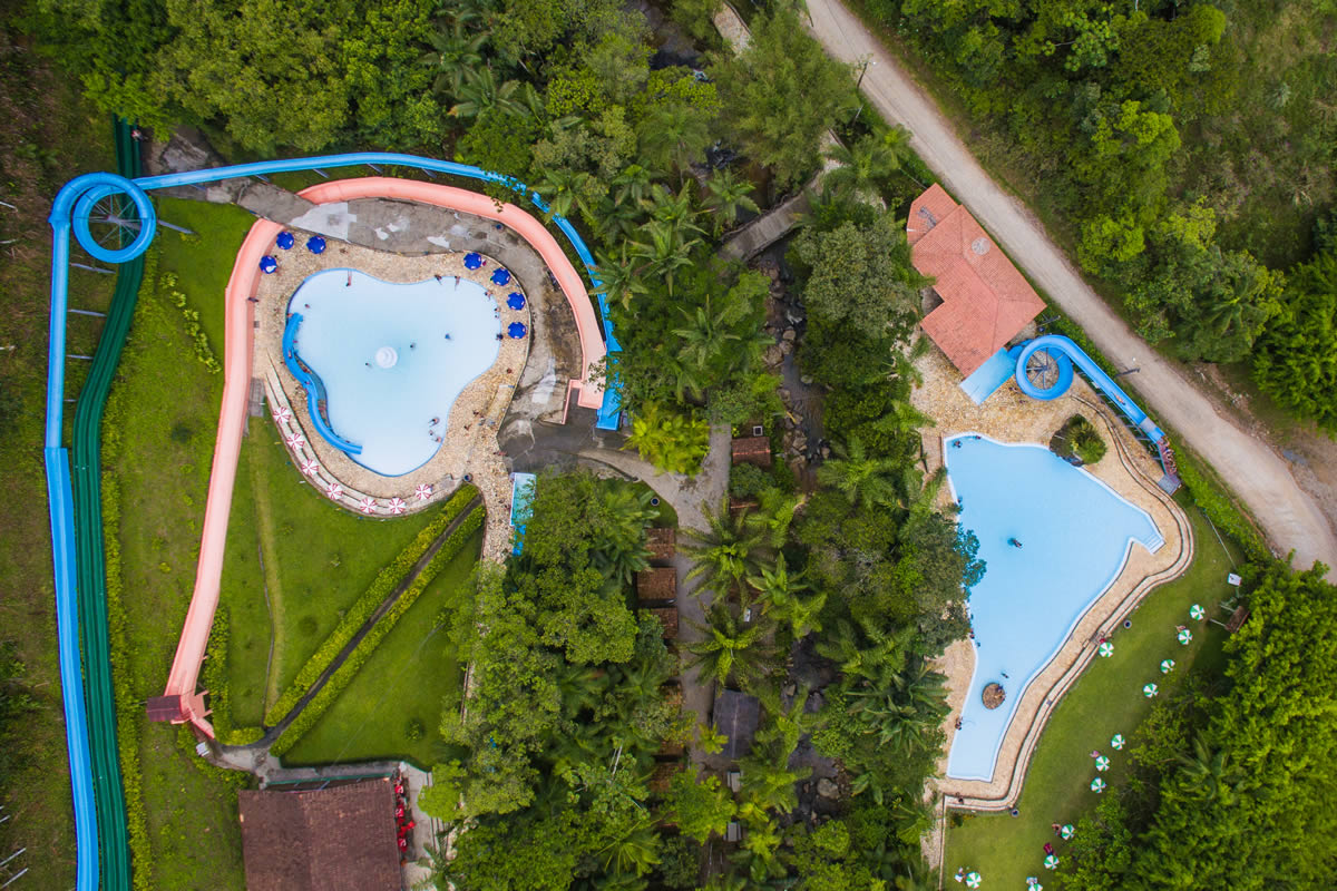 Parque aquático na Rota das Águas